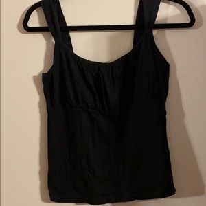 Black tank top
